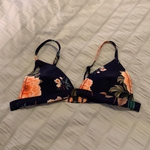 TRIANGL floral bikini top